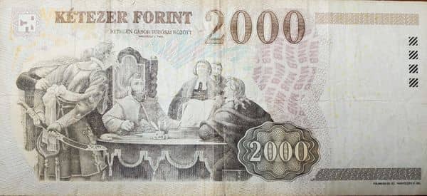 2000 Forint from Hungary