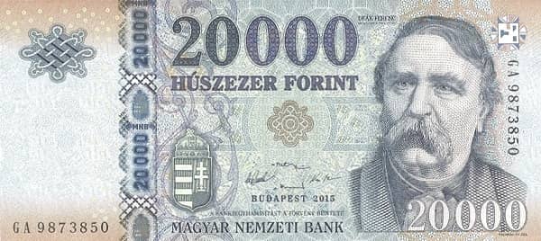 20000 Forint from Hungary