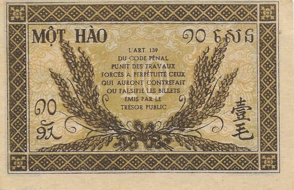 10 Cents from French Indochina