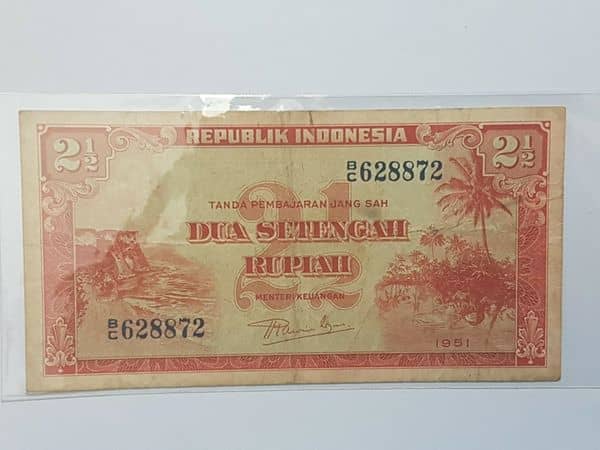 2 1/2 Rupiah from Indonesia