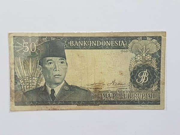 50 Rupiah from Indonesia