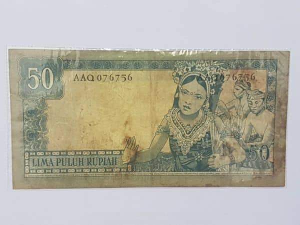 50 Rupiah from Indonesia