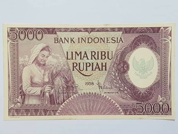 5000 Rupiah from Indonesia