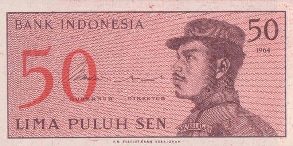 50 Sen from Indonesia