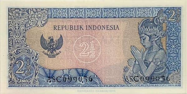 2½ Rupiah from Indonesia