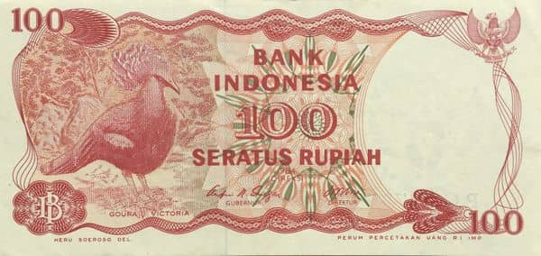 100 Rupiah from Indonesia