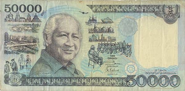 50000 Rupiah from Indonesia