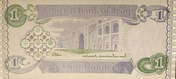 1 Dinar from Iraq