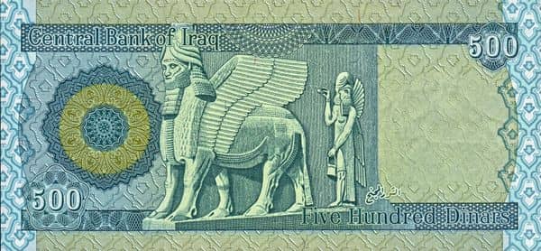 500 Dinars from Iraq