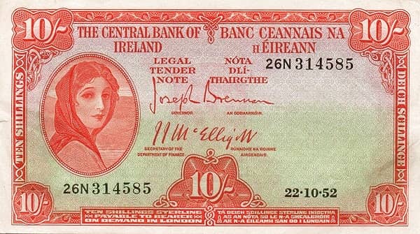 10 Shillings / Scillinge from Ireland