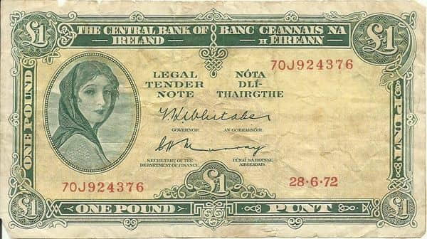 1 Pound / Punt from Ireland