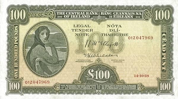 100 Pounds / Punt from Ireland