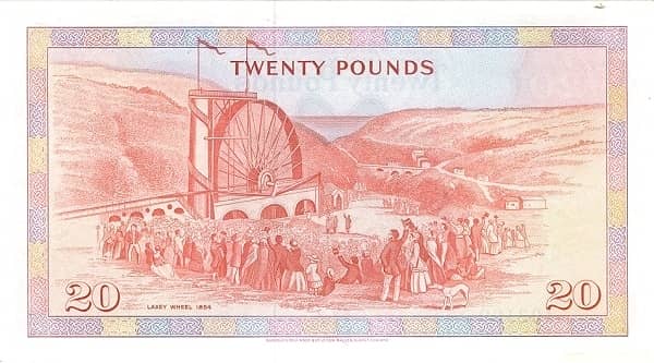 20 Pounds Millennium of the Manx Parliament (Tynwald) from Isle of Man