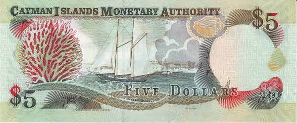 5 Dollars from Islas Caimán