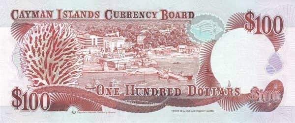 100 Dollars from Islas Caimán