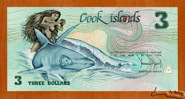 3 Dollars from Cook Islands