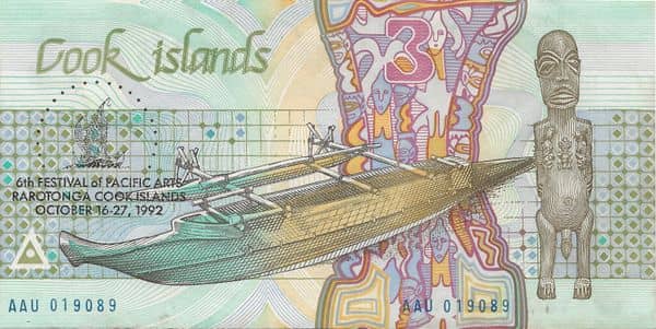 3 Dollars from Cook Islands