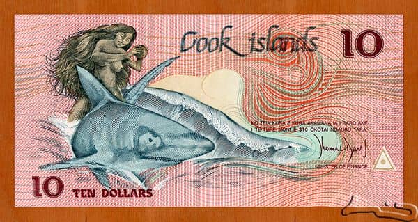 10 Dollars from Cook Islands