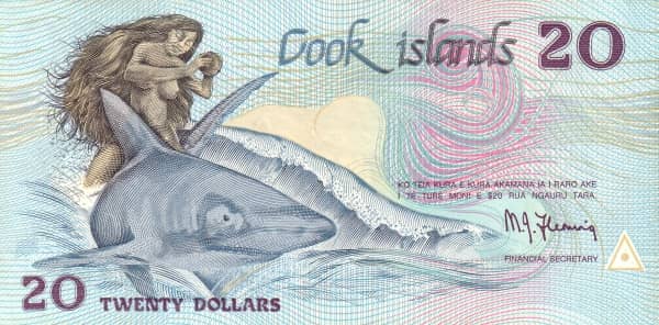 20 Dollars from Cook Islands