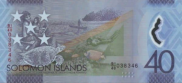 40 Dollars 40 Years of Independence from Solomon Islands