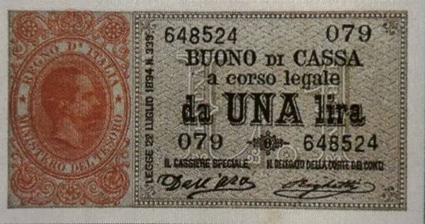 1 Lira from Italy