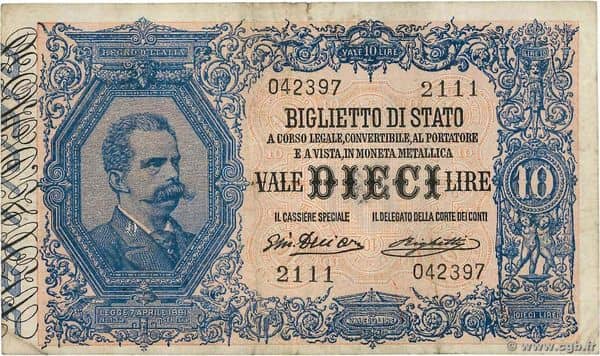 10 Lire from Italy
