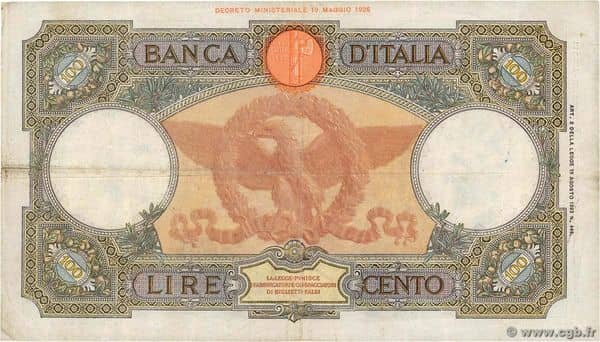 100 Lire from Italy
