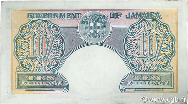 10 Shillings George VI from Jamaica