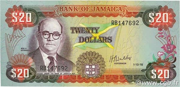 20 Dollars from Jamaica