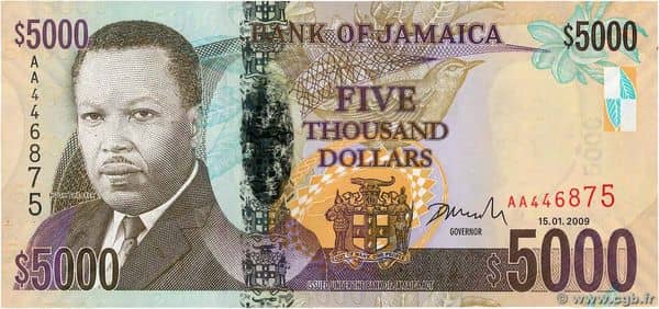5000 Dollars from Jamaica