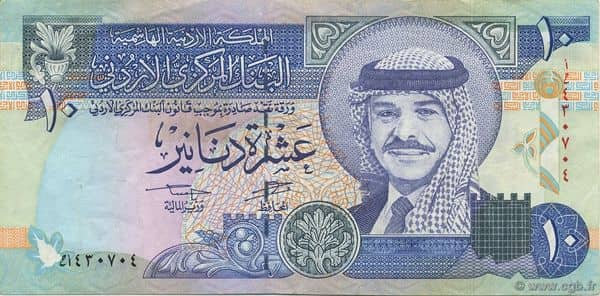 10 Dinars from Jordan
