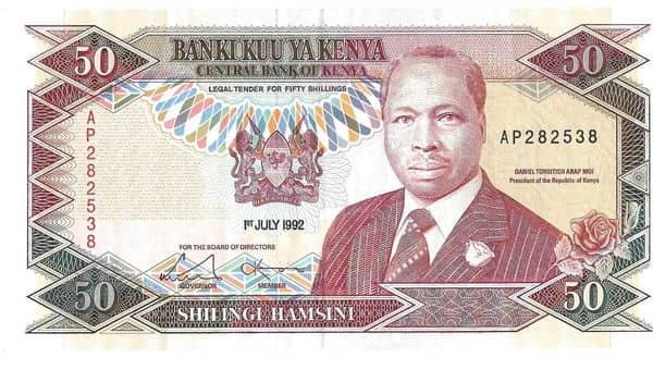 50 Shillings from Kenya