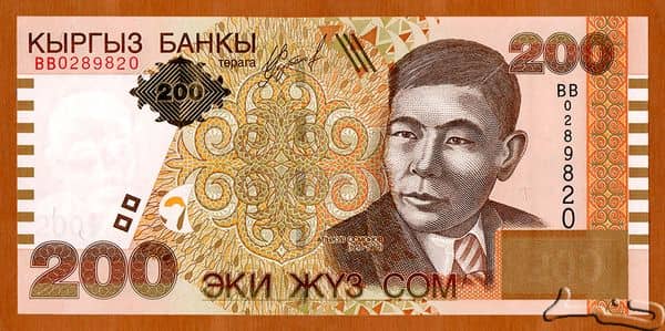 200 Som from Kyrgyzstan