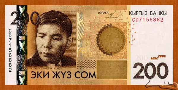 200 Som from Kyrgyzstan