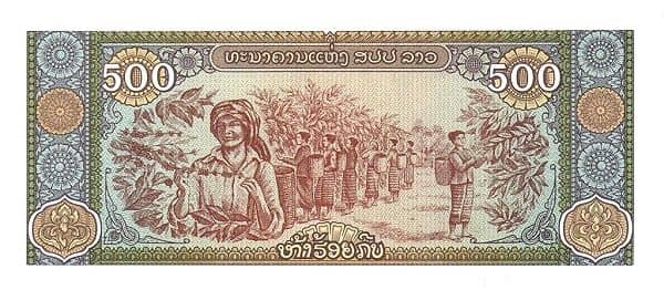 500 Kip from Laos
