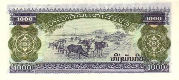 1000 Kip from Laos