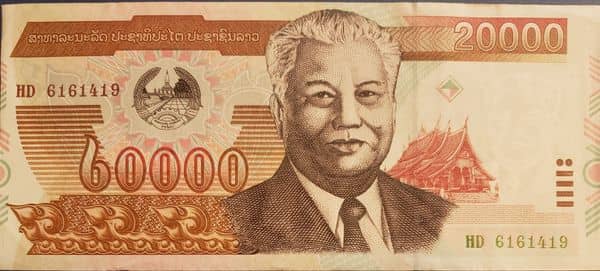 20000 Kip from Laos