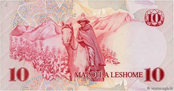 10 Maloti from Lesotho