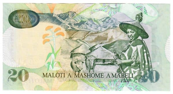 20 Maloti from Lesotho