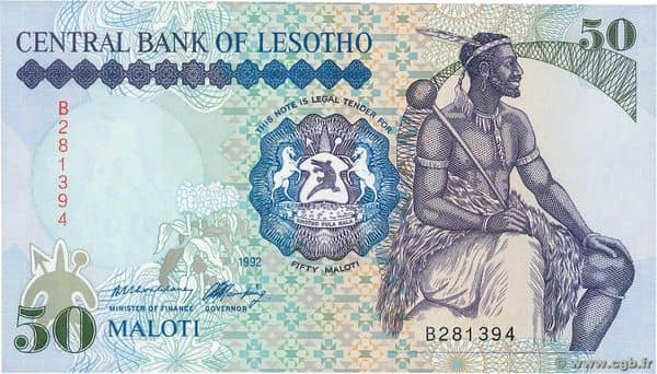 50 Maloti from Lesotho
