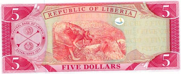 5 Dollars from Liberia
