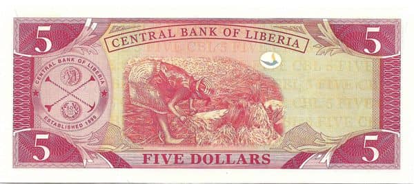 5 Dollars from Liberia