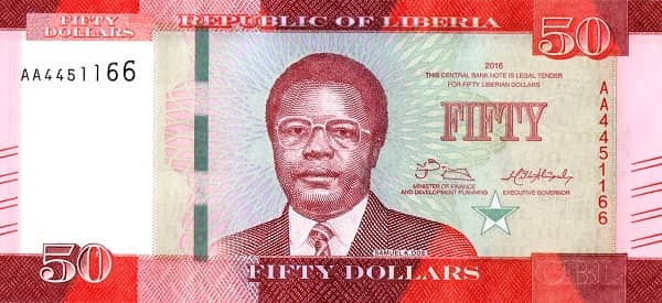 50 Dollars from Liberia