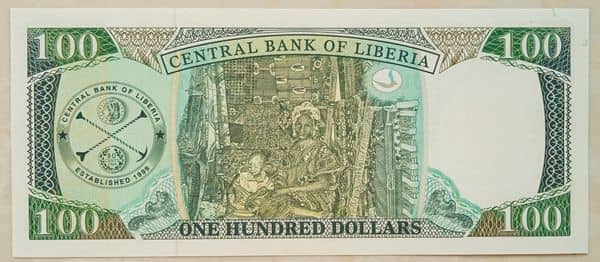 100 Dollars from Liberia
