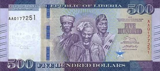 500 Dollars from Liberia