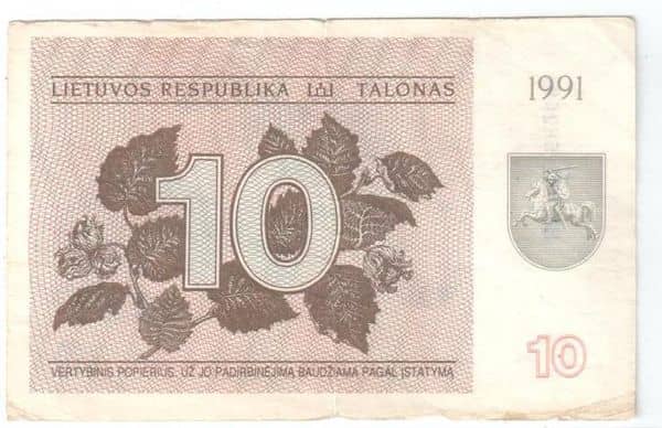 10 Talonas from Lithuania