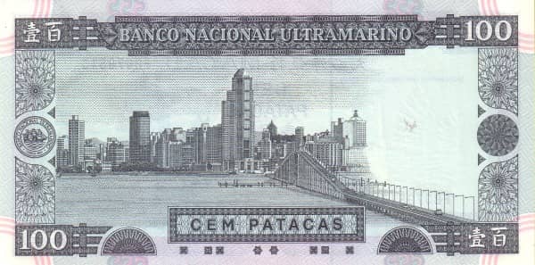 100 Patacas from Macao