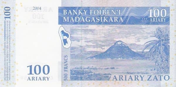100 Ariary from Madagascar