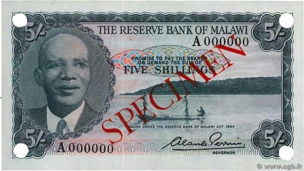 5 Shillings from Malawi