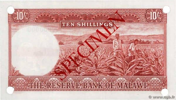 10 Shillings from Malawi